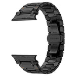Pathfinder Stainless Steel Metal Watch Band, For Apple Watch Series 10 46mm, For Apple Watch SE 2023 44mm, For Apple Watch Ultra 2 49mm, For Apple Watch Series 9 45mm, For Apple Watch Ultra 49mm, For Apple Watch Series 8 45mm, For Apple Watch SE 2022 4...