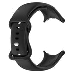 Dây đồng hồ silicone màu trơn khóa bướm, Kích thước: S, Dành cho Google Pixel Watch 4 / Watch 3 45mm