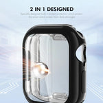 Ốp mềm TPU mạ điện ENKAY Hat-Prince kèm phim bảo vệ màn hình, Dành cho Apple Watch Series 11 / 10 46mm, Dành cho Apple Watch Series 11 / 10 42mm