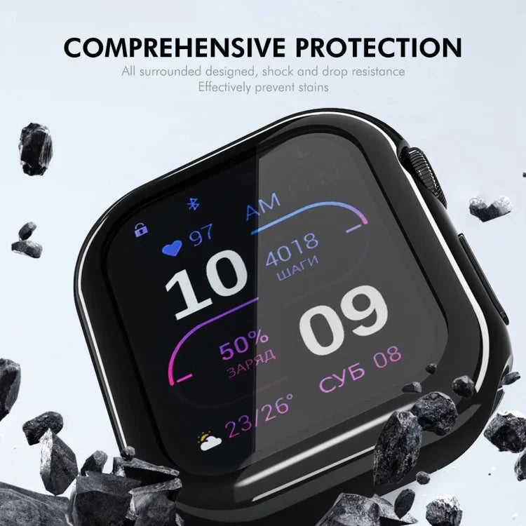 Ốp mềm TPU mạ điện ENKAY Hat-Prince kèm phim bảo vệ màn hình, Dành cho Apple Watch Series 11 / 10 46mm, Dành cho Apple Watch Series 11 / 10 42mm