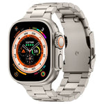 Three Beads Titanium Alloy Metal Watch Band, For Apple Watch Series 10 46mm, For Apple Watch Series 10 42mm, For Apple Watch SE 2023 44mm, For Apple Watch SE 2023 40mm, For Apple Watch Ultra 2 49mm, For Apple Watch Series 9 45mm                        ...