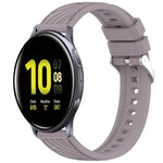 Dây đồng hồ silicone họa tiết sọc 20mm, Dành cho Samsung Galaxy Watch Active2 44mm, Dành cho Samsung Galaxy Watch Active2 40mm