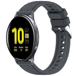 Dây đồng hồ silicone họa tiết sọc 20mm, Dành cho Samsung Galaxy Watch Active2 44mm, Dành cho Samsung Galaxy Watch Active2 40mm