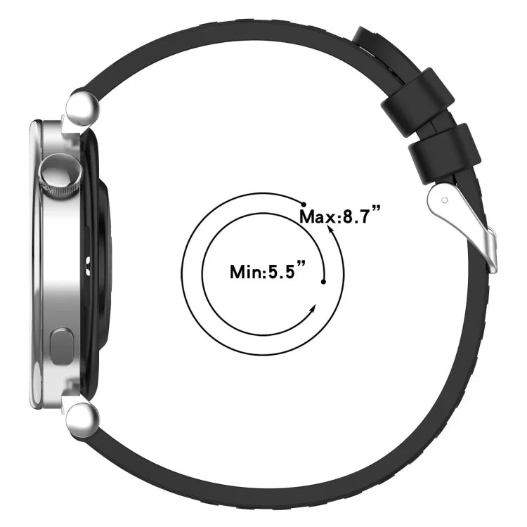 Dây đồng hồ silicone họa tiết sọc 20mm, Dành cho Samsung Galaxy Watch Active2 44mm, Dành cho Samsung Galaxy Watch Active2 40mm