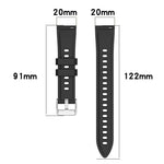 Dây đồng hồ silicone họa tiết sọc 20mm, Dành cho Samsung Galaxy Watch Active2 44mm, Dành cho Samsung Galaxy Watch Active2 40mm