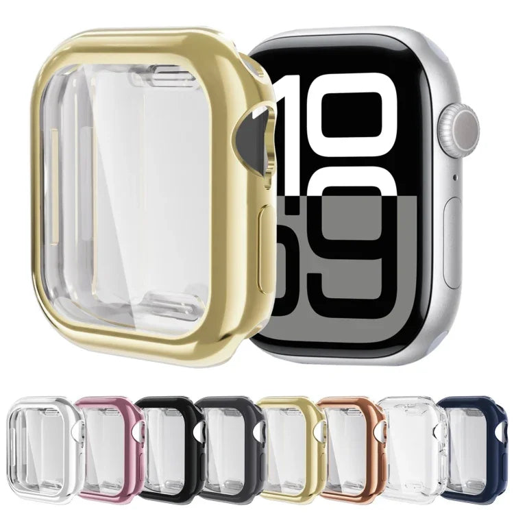 Ốp đồng hồ TPU phủ toàn bộ mạ điện, Dành cho Apple Watch Series 11 / 10 46mm, Dành cho Apple Watch Series 11 / 10 42mm