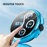 Ốp TPU mềm mạ điện phủ toàn bộ ENKAY Hat-Prince có bảo vệ màn hình, dành cho Google Pixel Watch 3 41mm