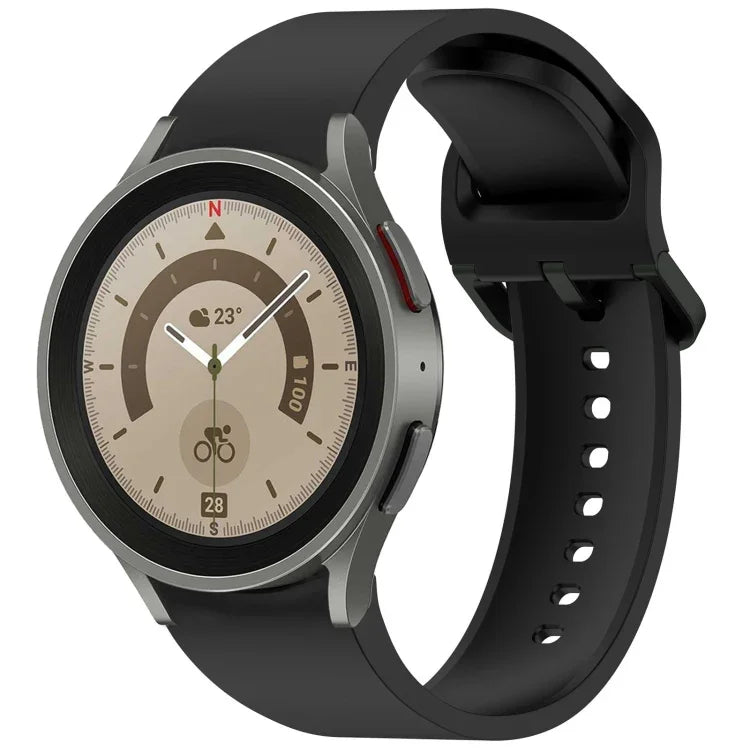 Dây đồng hồ silicone khóa màu sắc rực rỡ tháo nhanh, Dành cho Samsung Galaxy Watch 5 40 / 44mm, Dành cho Samsung Galaxy Watch 5 Pro, Dành cho Samsung Galaxy Watch 4 40 / 44mm, Dành cho Samsung Galaxy Watch 4 Classic 46 / 42mm