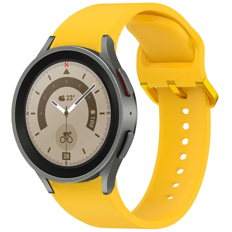 Dây đồng hồ silicone khóa màu sắc rực rỡ tháo nhanh, Dành cho Samsung Galaxy Watch 5 40 / 44mm, Dành cho Samsung Galaxy Watch 5 Pro, Dành cho Samsung Galaxy Watch 4 40 / 44mm, Dành cho Samsung Galaxy Watch 4 Classic 46 / 42mm
