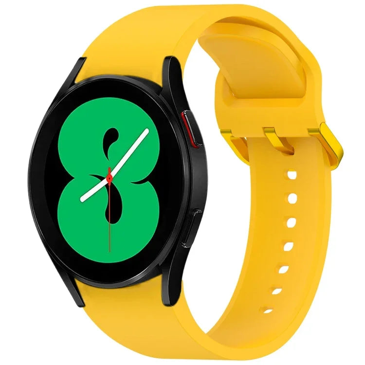 Dây đồng hồ silicone khóa màu sắc rực rỡ tháo nhanh, Dành cho Samsung Galaxy Watch 5 40 / 44mm, Dành cho Samsung Galaxy Watch 5 Pro, Dành cho Samsung Galaxy Watch 4 40 / 44mm, Dành cho Samsung Galaxy Watch 4 Classic 46 / 42mm