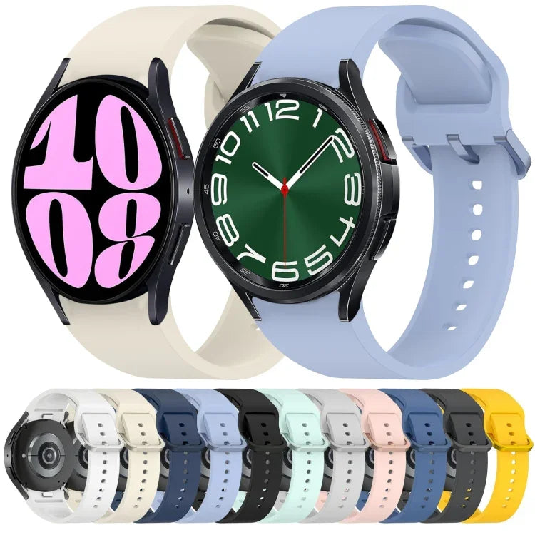 Dây đồng hồ silicone khóa màu sắc rực rỡ tháo nhanh, Dành cho Samsung Galaxy Watch 5 40 / 44mm, Dành cho Samsung Galaxy Watch 5 Pro, Dành cho Samsung Galaxy Watch 4 40 / 44mm, Dành cho Samsung Galaxy Watch 4 Classic 46 / 42mm