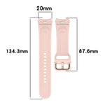 Dây đồng hồ silicone khóa màu sắc rực rỡ tháo nhanh, Dành cho Samsung Galaxy Watch 5 40 / 44mm, Dành cho Samsung Galaxy Watch 5 Pro, Dành cho Samsung Galaxy Watch 4 40 / 44mm, Dành cho Samsung Galaxy Watch 4 Classic 46 / 42mm