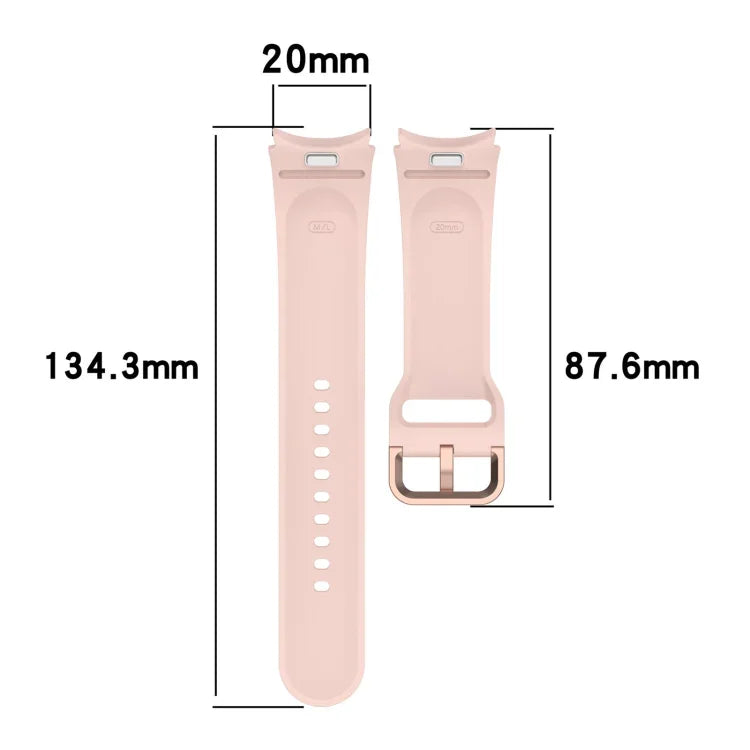 Dây đồng hồ silicone khóa màu sắc rực rỡ tháo nhanh, Dành cho Samsung Galaxy Watch 5 40 / 44mm, Dành cho Samsung Galaxy Watch 5 Pro, Dành cho Samsung Galaxy Watch 4 40 / 44mm, Dành cho Samsung Galaxy Watch 4 Classic 46 / 42mm