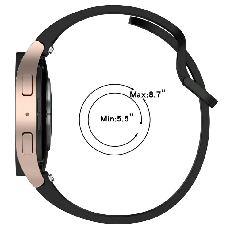 Dây đồng hồ silicone khóa màu sắc rực rỡ tháo nhanh, Dành cho Samsung Galaxy Watch 5 40 / 44mm, Dành cho Samsung Galaxy Watch 5 Pro, Dành cho Samsung Galaxy Watch 4 40 / 44mm, Dành cho Samsung Galaxy Watch 4 Classic 46 / 42mm