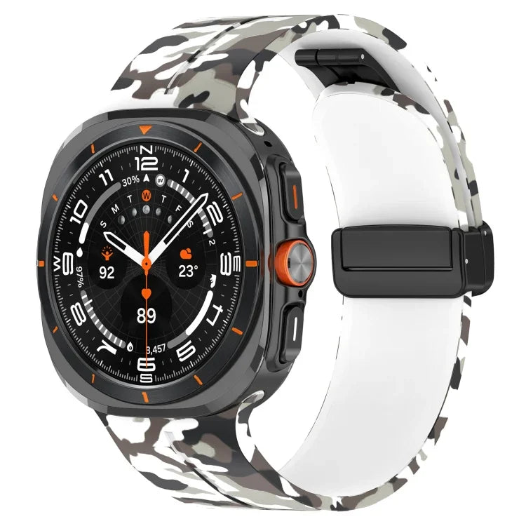 Dây đồng hồ silicone khóa gập nam châm cho Samsung Galaxy Watch Ultra 47mm