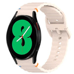 Dây đồng hồ silicone vân sóng khâu, tháo nhanh, dành cho Samsung Galaxy Watch 4 44mm, dành cho Samsung Galaxy Watch 4 40mm, dành cho Samsung Galaxy Watch 4 Classic 46mm, dành cho Samsung Galaxy Watch 4 Classic 42mm