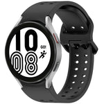 Dây đồng hồ silicone tháo nhanh nút Diplopore, dành cho Samsung Galaxy Watch 4 40 / 44mm, dành cho Samsung Galaxy Watch 4 Classic 42 / 46mm