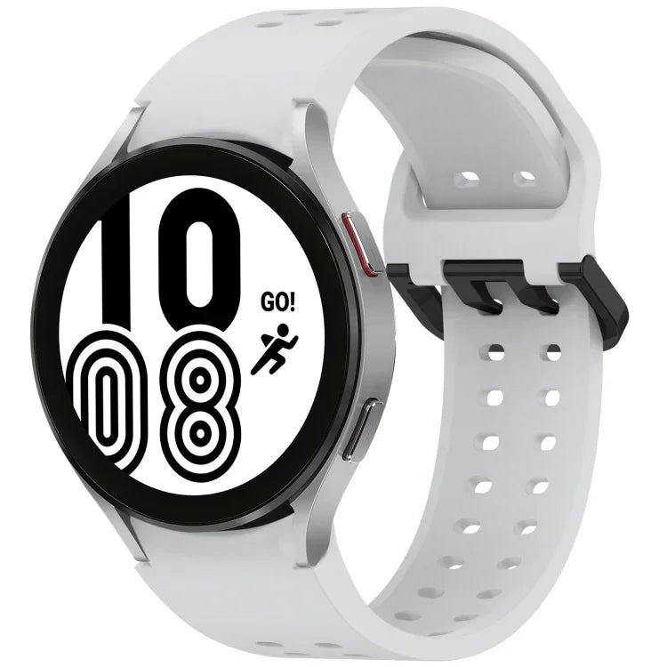 Dây đồng hồ silicone tháo nhanh nút Diplopore, dành cho Samsung Galaxy Watch 4 40 / 44mm, dành cho Samsung Galaxy Watch 4 Classic 42 / 46mm