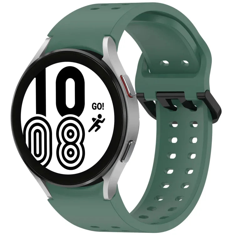 Dây đồng hồ silicone tháo nhanh nút Diplopore, dành cho Samsung Galaxy Watch 4 40 / 44mm, dành cho Samsung Galaxy Watch 4 Classic 42 / 46mm