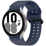 Dây đồng hồ silicone tháo nhanh nút Diplopore, dành cho Samsung Galaxy Watch 4 40 / 44mm, dành cho Samsung Galaxy Watch 4 Classic 42 / 46mm