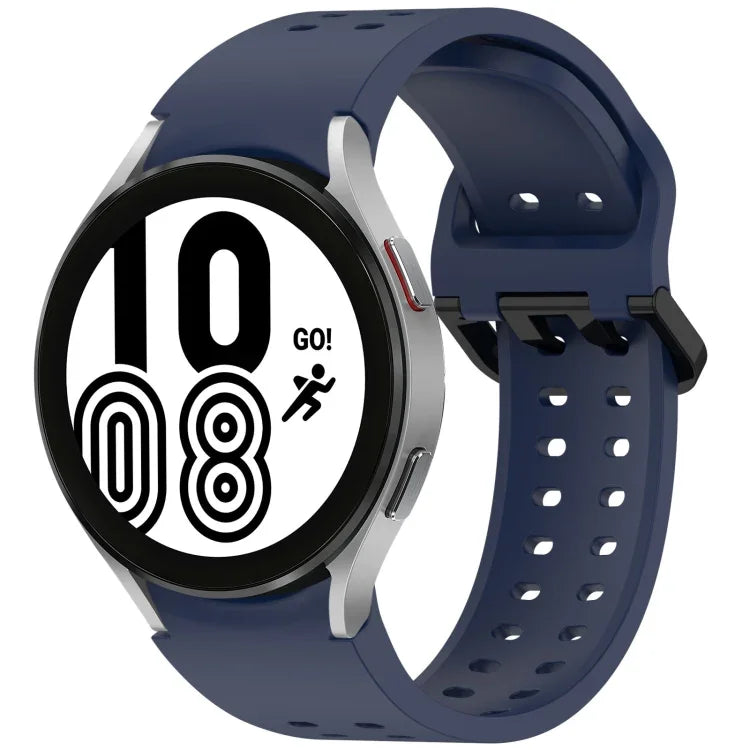 Dây đồng hồ silicone tháo nhanh nút Diplopore, dành cho Samsung Galaxy Watch 4 40 / 44mm, dành cho Samsung Galaxy Watch 4 Classic 42 / 46mm
