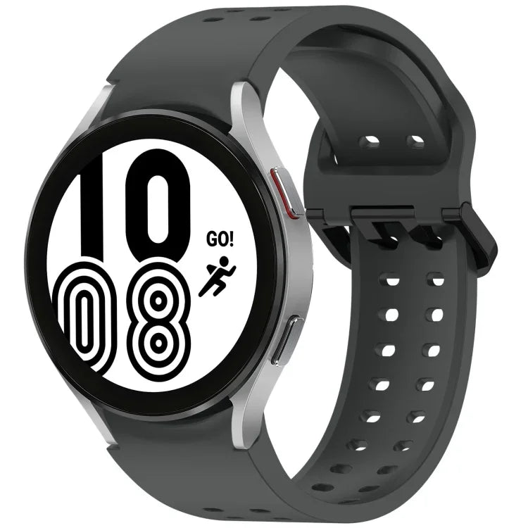 Dây đồng hồ silicone tháo nhanh nút Diplopore, dành cho Samsung Galaxy Watch 4 40 / 44mm, dành cho Samsung Galaxy Watch 4 Classic 42 / 46mm
