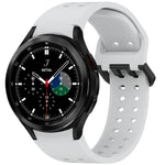 Dây đồng hồ silicone tháo nhanh nút Diplopore, dành cho Samsung Galaxy Watch 4 40 / 44mm, dành cho Samsung Galaxy Watch 4 Classic 42 / 46mm