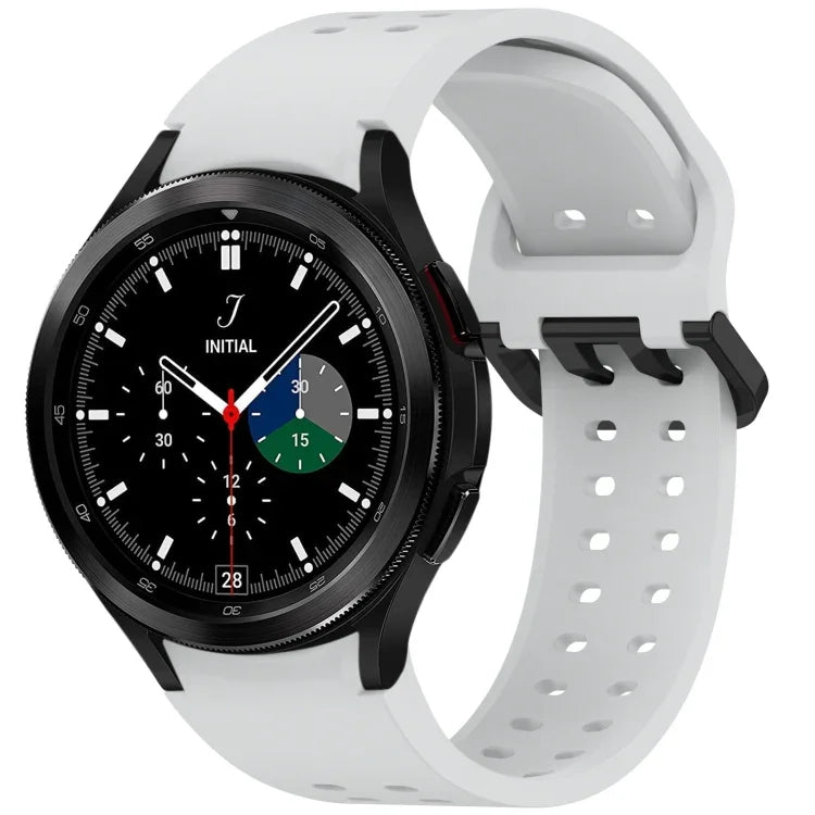 Dây đồng hồ silicone tháo nhanh nút Diplopore, dành cho Samsung Galaxy Watch 4 40 / 44mm, dành cho Samsung Galaxy Watch 4 Classic 42 / 46mm