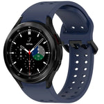Dây đồng hồ silicone tháo nhanh nút Diplopore, dành cho Samsung Galaxy Watch 4 40 / 44mm, dành cho Samsung Galaxy Watch 4 Classic 42 / 46mm