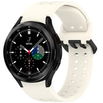 Dây đồng hồ silicone tháo nhanh nút Diplopore, dành cho Samsung Galaxy Watch 4 40 / 44mm, dành cho Samsung Galaxy Watch 4 Classic 42 / 46mm