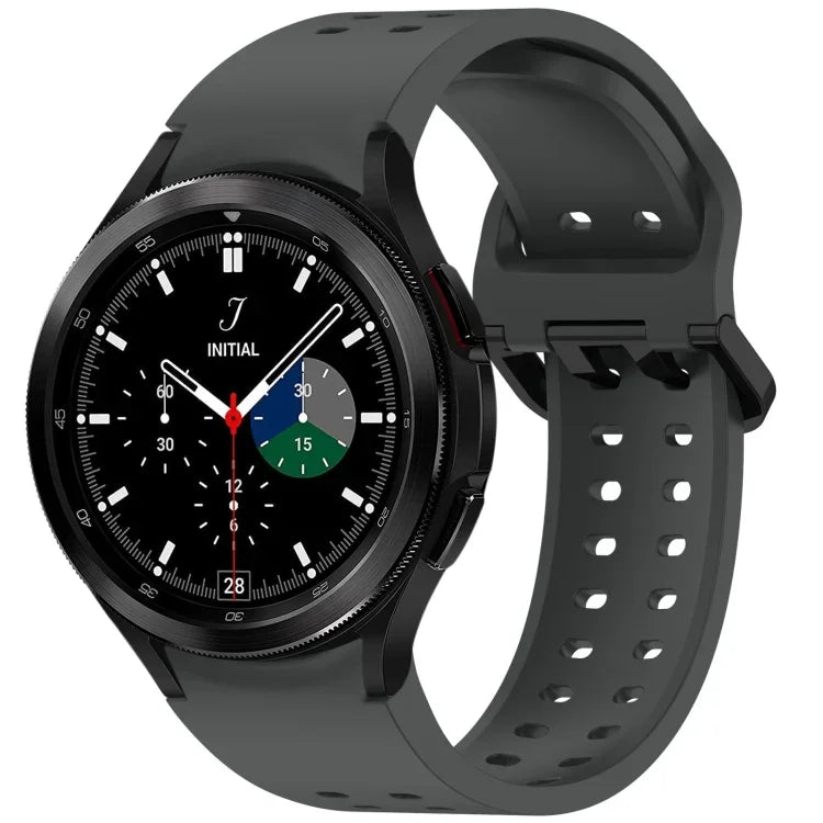 Dây đồng hồ silicone tháo nhanh nút Diplopore, dành cho Samsung Galaxy Watch 4 40 / 44mm, dành cho Samsung Galaxy Watch 4 Classic 42 / 46mm