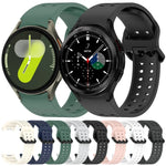 Dây đồng hồ silicone tháo nhanh nút Diplopore, dành cho Samsung Galaxy Watch 4 40 / 44mm, dành cho Samsung Galaxy Watch 4 Classic 42 / 46mm