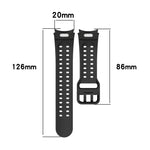 Dây đồng hồ silicone tháo nhanh nút Diplopore, dành cho Samsung Galaxy Watch 4 40 / 44mm, dành cho Samsung Galaxy Watch 4 Classic 42 / 46mm