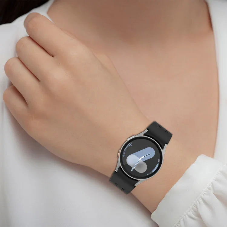 Dây đồng hồ silicone tháo nhanh nút Diplopore, dành cho Samsung Galaxy Watch 4 40 / 44mm, dành cho Samsung Galaxy Watch 4 Classic 42 / 46mm