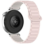 Dây đồng hồ silicone khóa nam châm hai màu, Dành cho Samsung Galaxy Watch 7 40 / 44mm