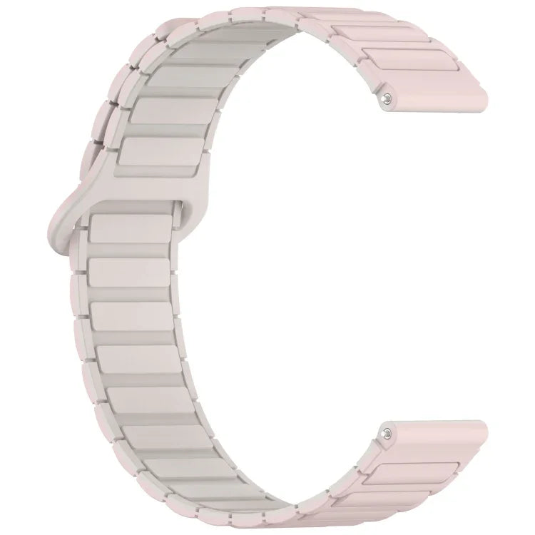 Dây đồng hồ silicone khóa nam châm hai màu, Dành cho Samsung Galaxy Watch 7 40 / 44mm