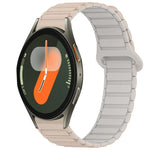 Dây đồng hồ silicone khóa nam châm hai màu, Dành cho Samsung Galaxy Watch 7 40 / 44mm