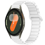Dây đồng hồ silicone khóa nam châm hai màu, Dành cho Samsung Galaxy Watch 7 40 / 44mm