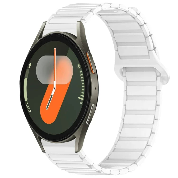Dây đồng hồ silicone khóa nam châm hai màu, Dành cho Samsung Galaxy Watch 7 40 / 44mm