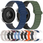 Dây đồng hồ silicone khóa nam châm hai màu, Dành cho Samsung Galaxy Watch 7 40 / 44mm