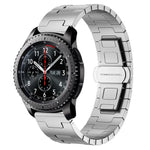 Dây đồng hồ kim loại hợp kim titan 22mm, Dành cho Samsung Galaxy Gear S3 Frontier, Dành cho Samsung Galaxy Watch 3 45mm, Dành cho Samsung Galaxy Gear S3 Classic, Dành cho Samsung Galaxy Watch 46mm