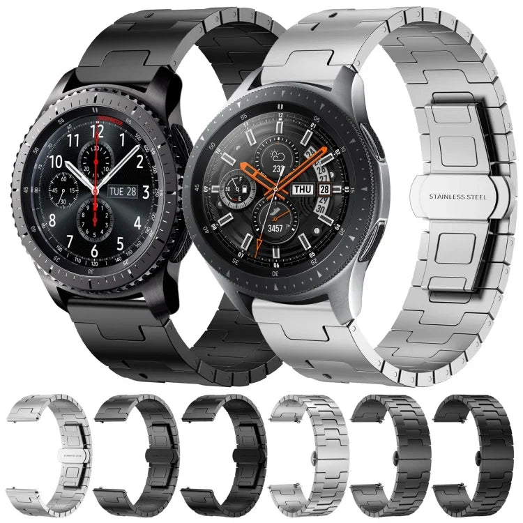 Dây đồng hồ kim loại hợp kim titan 22mm, Dành cho Samsung Galaxy Gear S3 Frontier, Dành cho Samsung Galaxy Watch 3 45mm, Dành cho Samsung Galaxy Gear S3 Classic, Dành cho Samsung Galaxy Watch 46mm