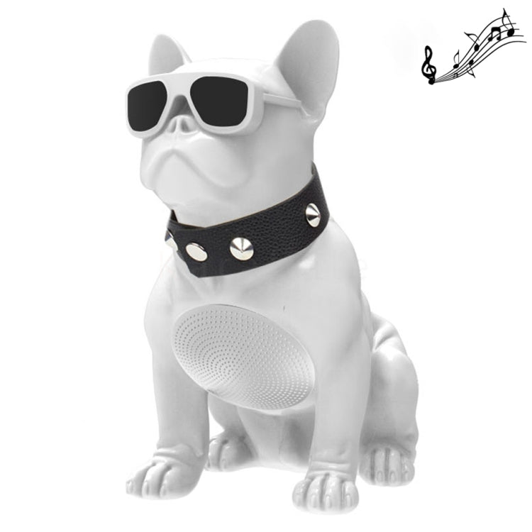 Loa Bluetooth stereo Bulldog CH-M10, hỗ trợ thẻ TF / ổ U / FM, màu trắng