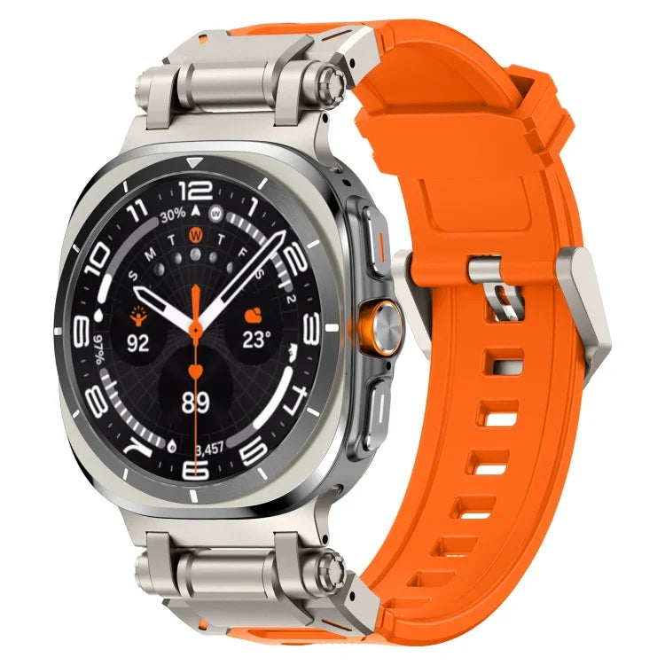 Dây đồng hồ silicone khóa nhanh kết nối titan, Dành cho Samsung Galaxy Watch Ultra 47mm / Ultra 2025