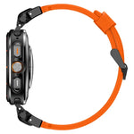 Black Connector Quick Release Silicone Watch Band, For Samsung Galaxy Watch Ultra 47mm / Ultra 2025