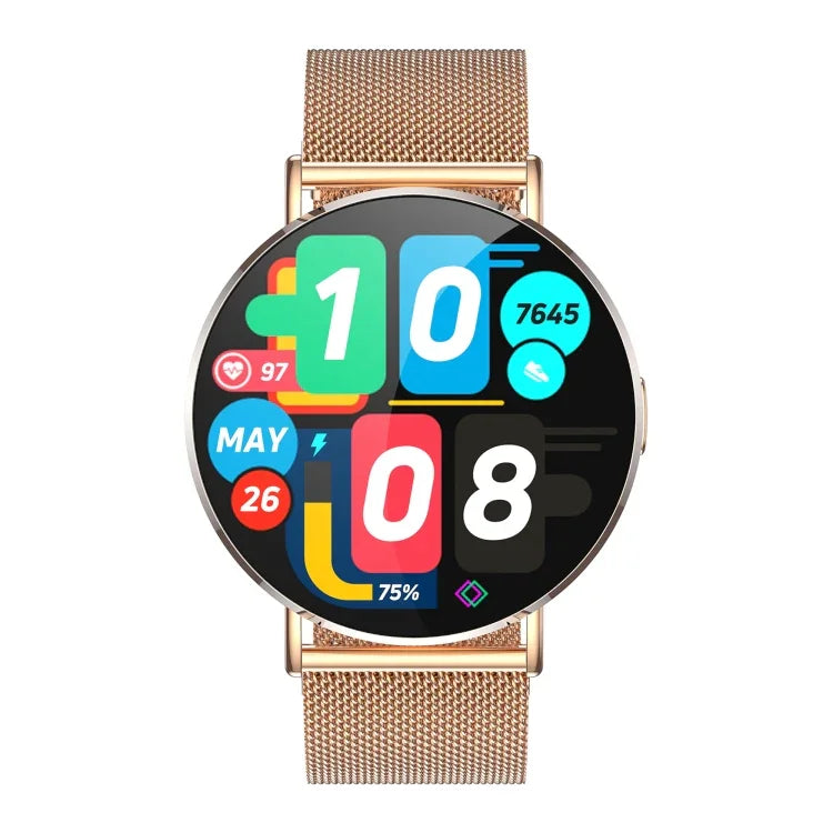 Đồng hồ thông minh KM88 màn hình màu 1.32 inch, hỗ trợ gọi Bluetooth / theo dõi sức khỏe