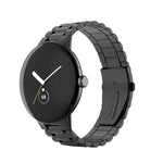 Dây đeo đồng hồ tích hợp khóa gập ba hạt thép không gỉ, dành cho Google Pixel Watch 4 / Watch 3 45mm
