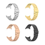 Dây đeo đồng hồ tích hợp khóa gập ba hạt thép không gỉ, dành cho Google Pixel Watch 4 / Watch 3 45mm