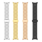 Dây đeo đồng hồ tích hợp khóa gập ba hạt thép không gỉ, dành cho Google Pixel Watch 4 / Watch 3 45mm