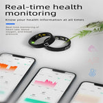 Nhẫn thông minh R20 kích thước 14, hỗ trợ đo nhịp tim / oxy trong máu / theo dõi giấc ngủ / nhiều chế độ thể thao